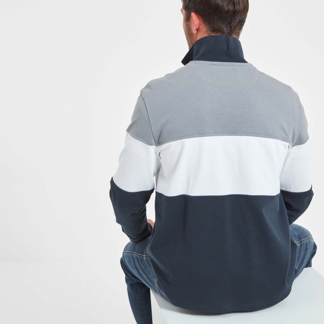 Schoffel Unisex Exeter Heritage 1/4 Zip Shirt in Grey