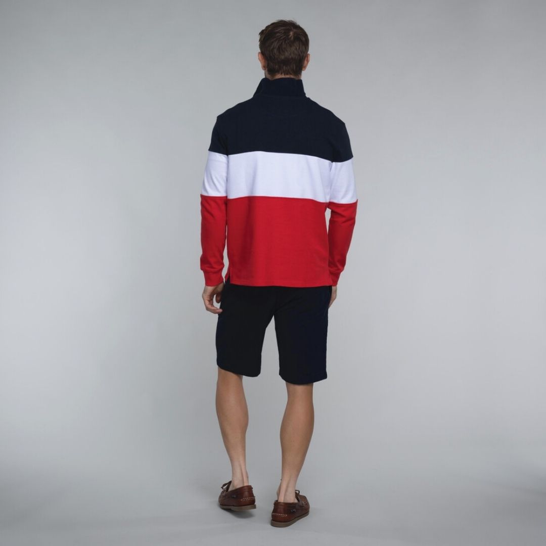 Schoffel Unisex Exeter Heritage 1/4 Zip Shirt in Red