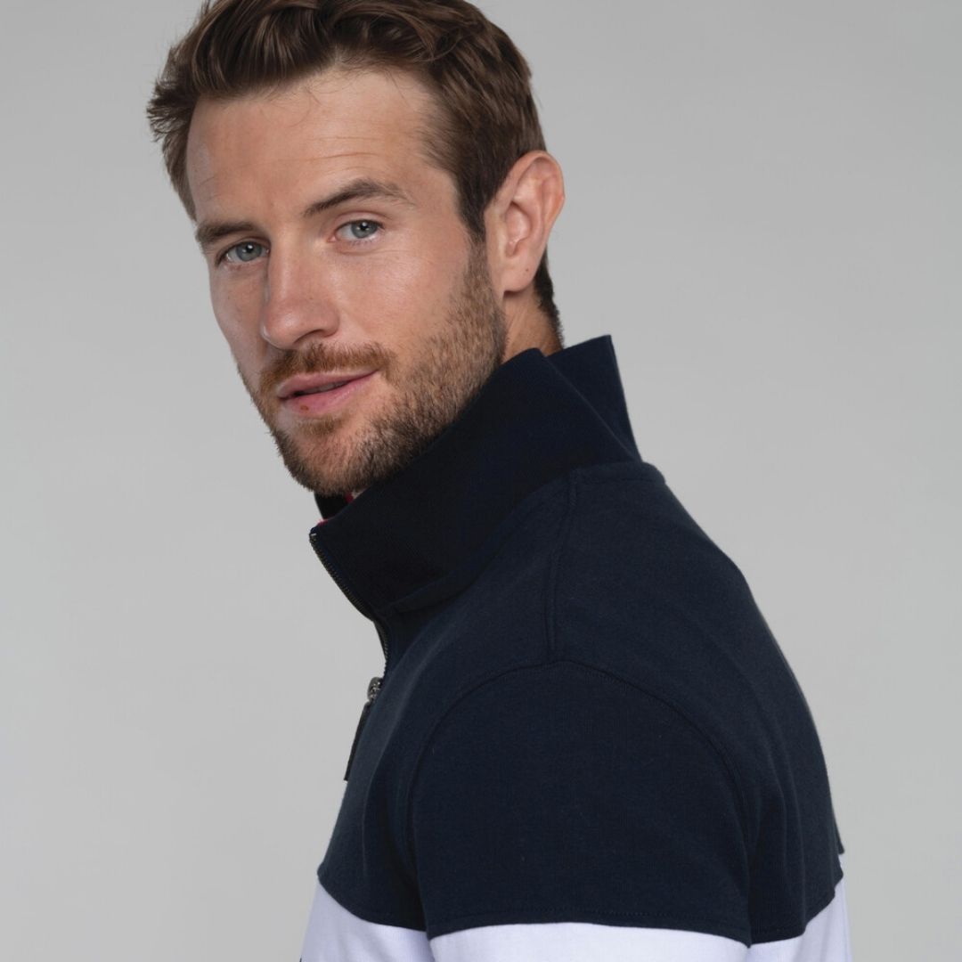 Schoffel Unisex Exeter Heritage 1/4 Zip Shirt in Red