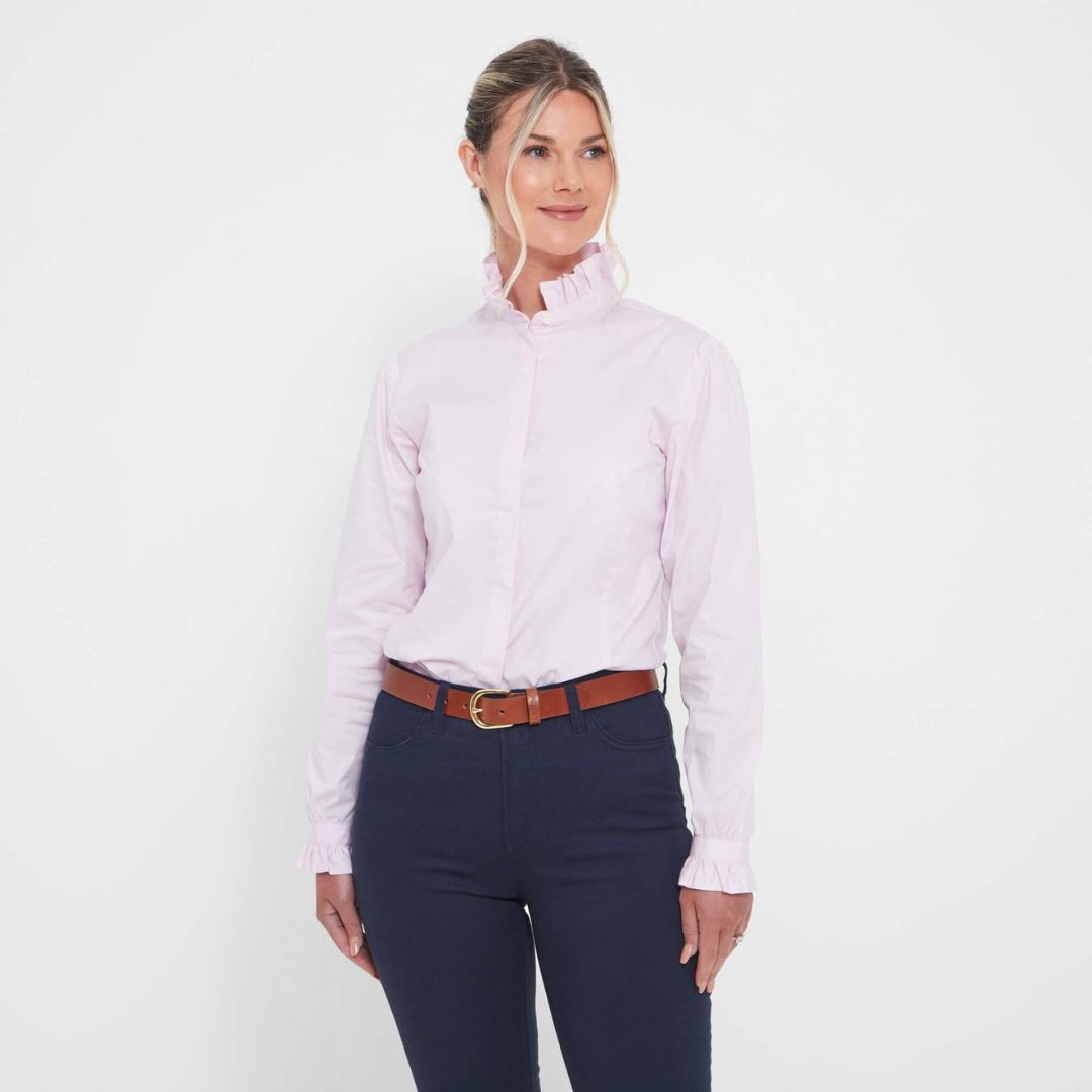 Schoffel Women's Fakenham Shirt in Pale Pink