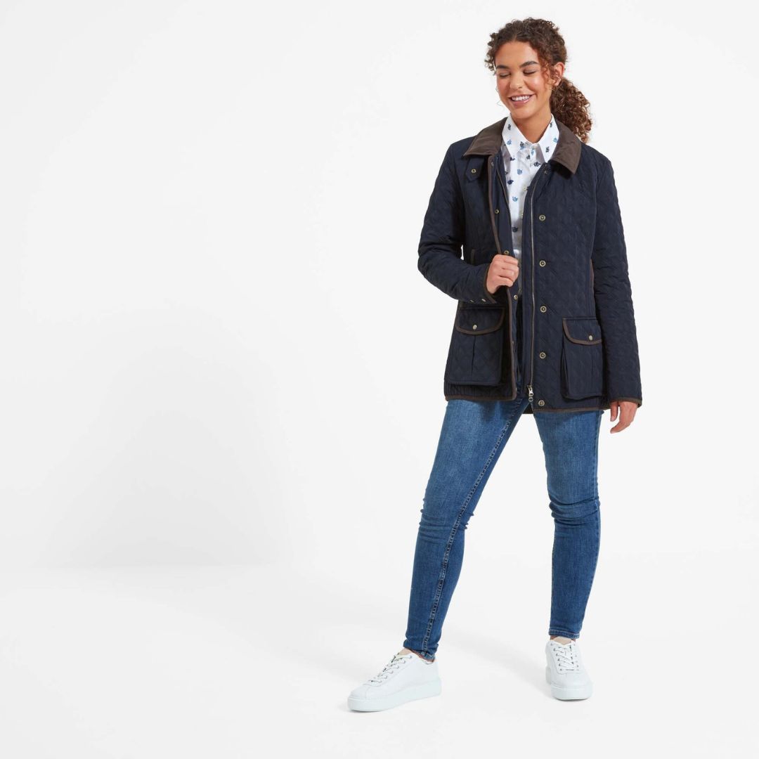 Schoffel Women's Lilymere Quilt Jacket in Midnight