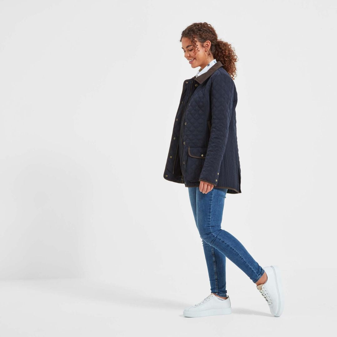 Schoffel Women's Lilymere Quilt Jacket in Midnight