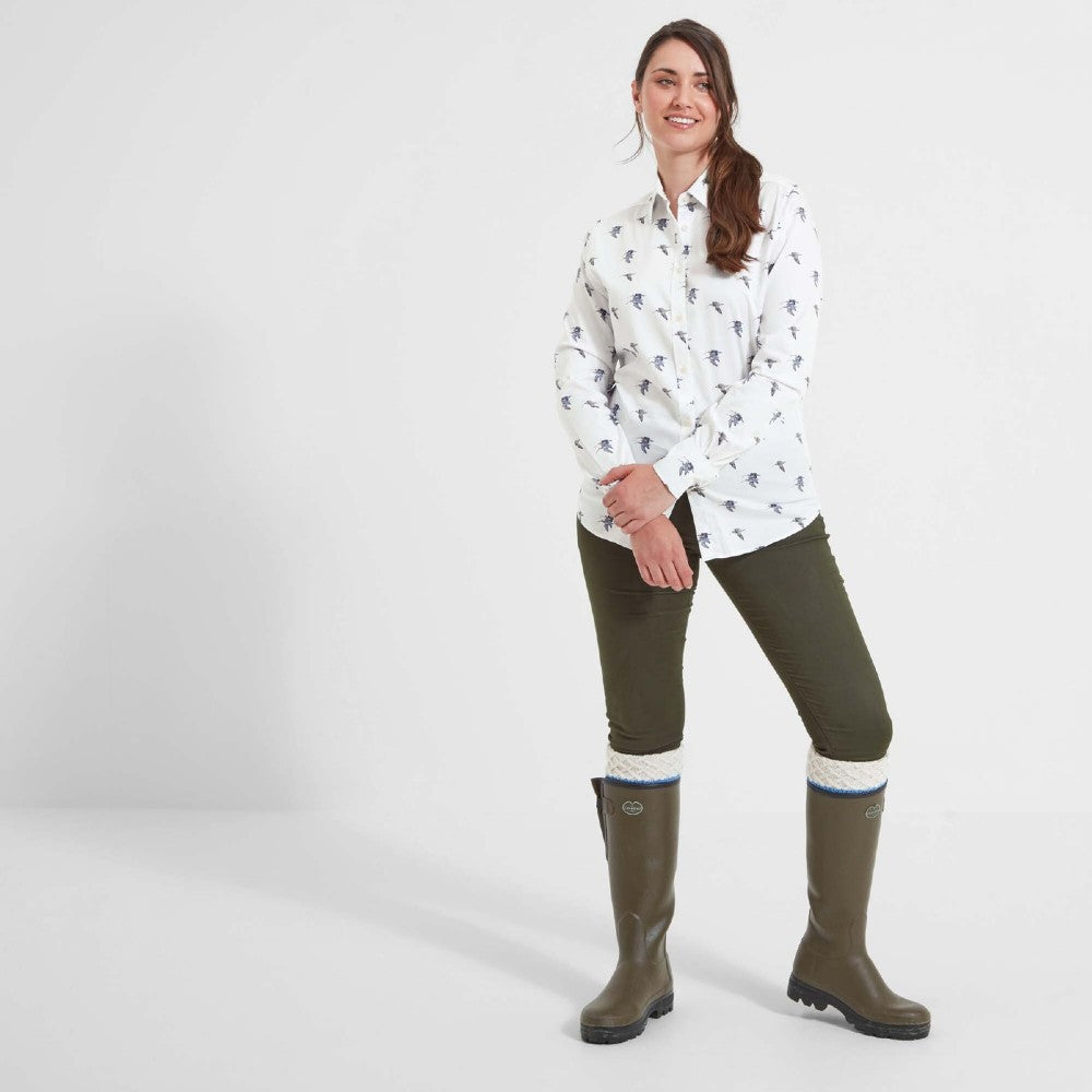 Schoffel Women's Owen Williams Shirt in Curlew Print