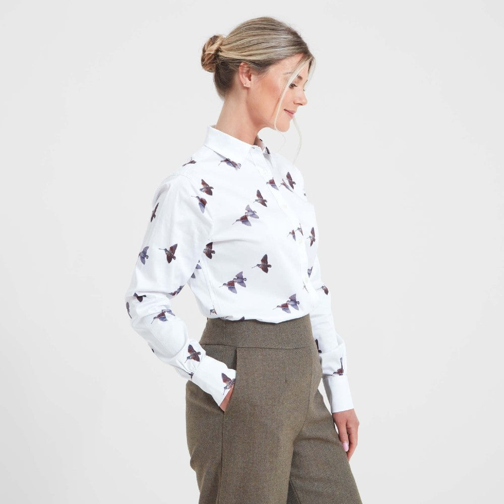 Schoffel Women's Owen Williams Shirt in Woodcock Print