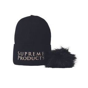 Supreme Products Bobble Hat in Black