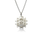 Vanessa Ree 3D# Pendant in Silver