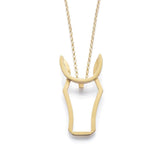 Vanessa Ree Horse Pendant in Gold