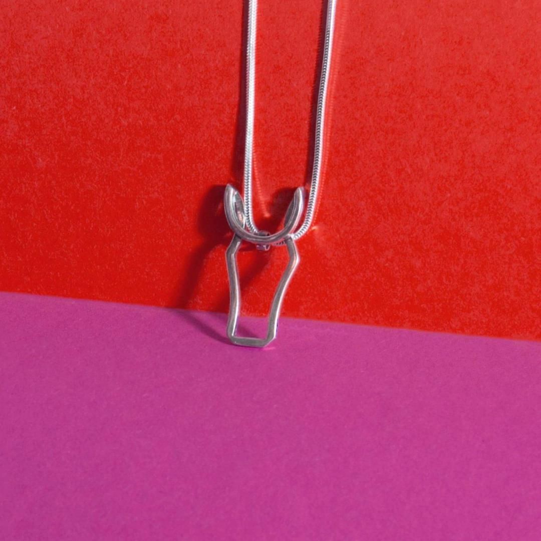 Vanessa Ree Horse Pendant in Silver