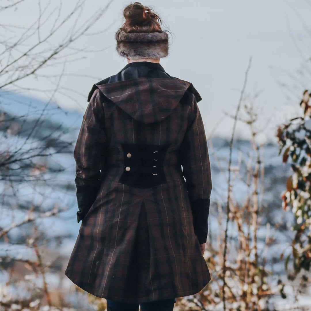 Welligogs Women's Odette Waterproof Coat in Check