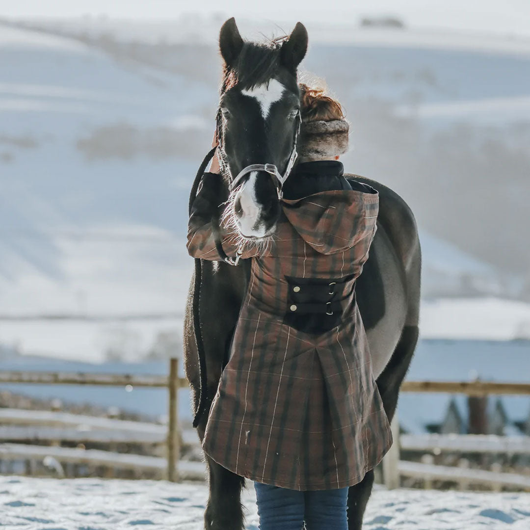 Welligogs Women's Odette Waterproof Coat in Check