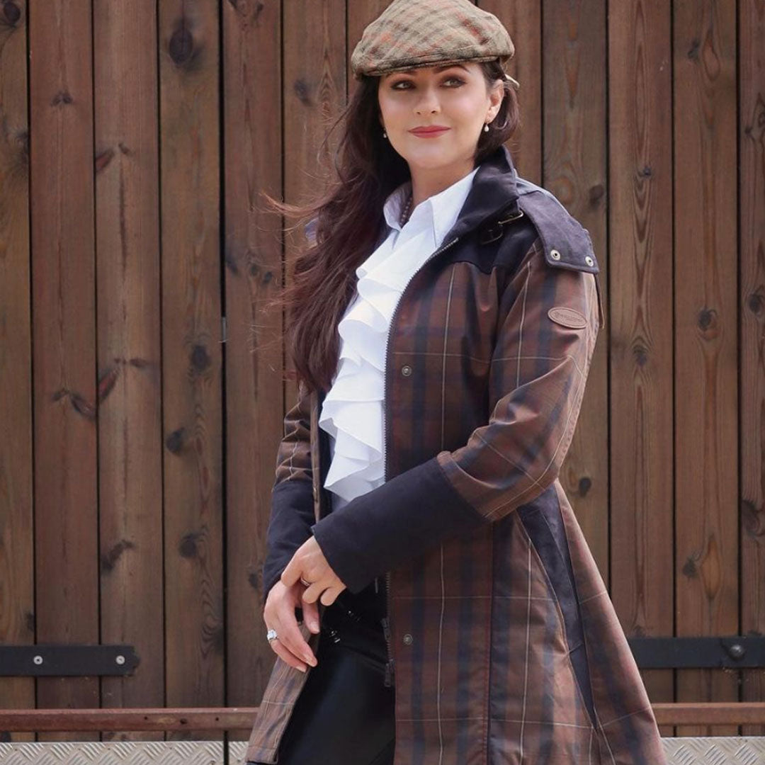 Welligogs Women's Odette Waterproof Coat in Check