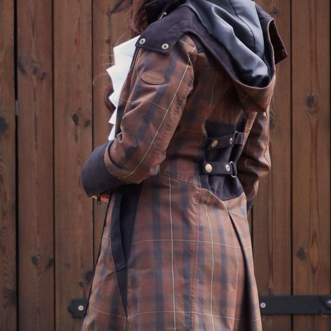 Welligogs Women's Odette Waterproof Coat in Check