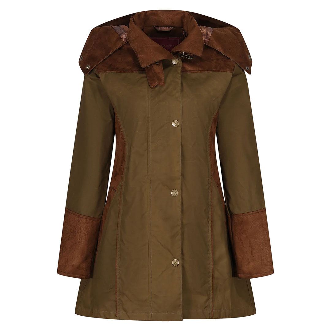 Welligogs Women's Odette Waterproof Coat in Khaki