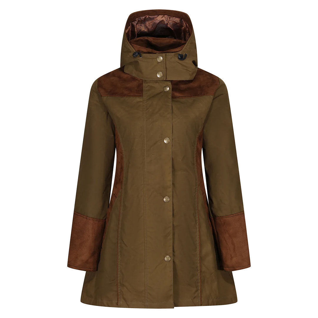 Welligogs Women's Odette Waterproof Coat in Khaki