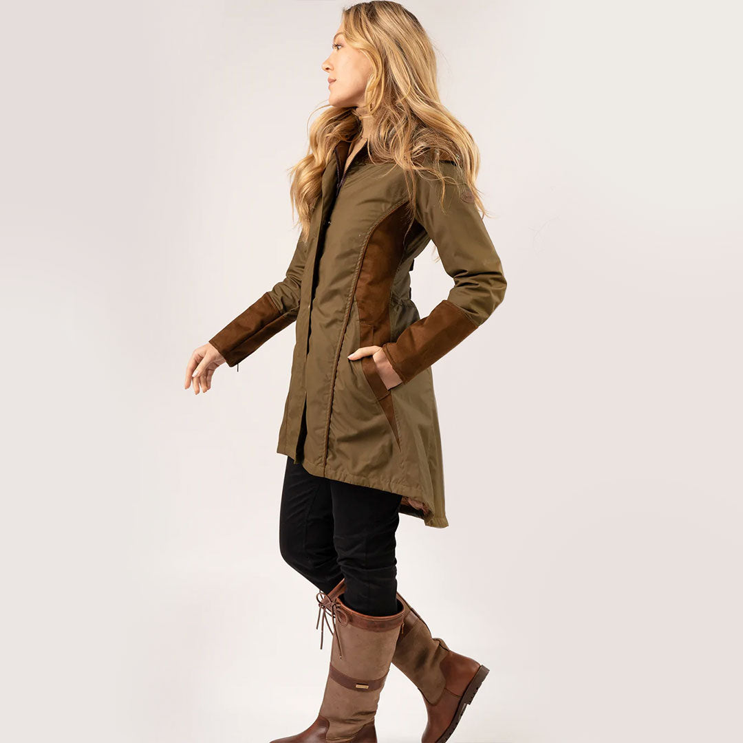 Welligogs Women's Odette Waterproof Coat in Khaki