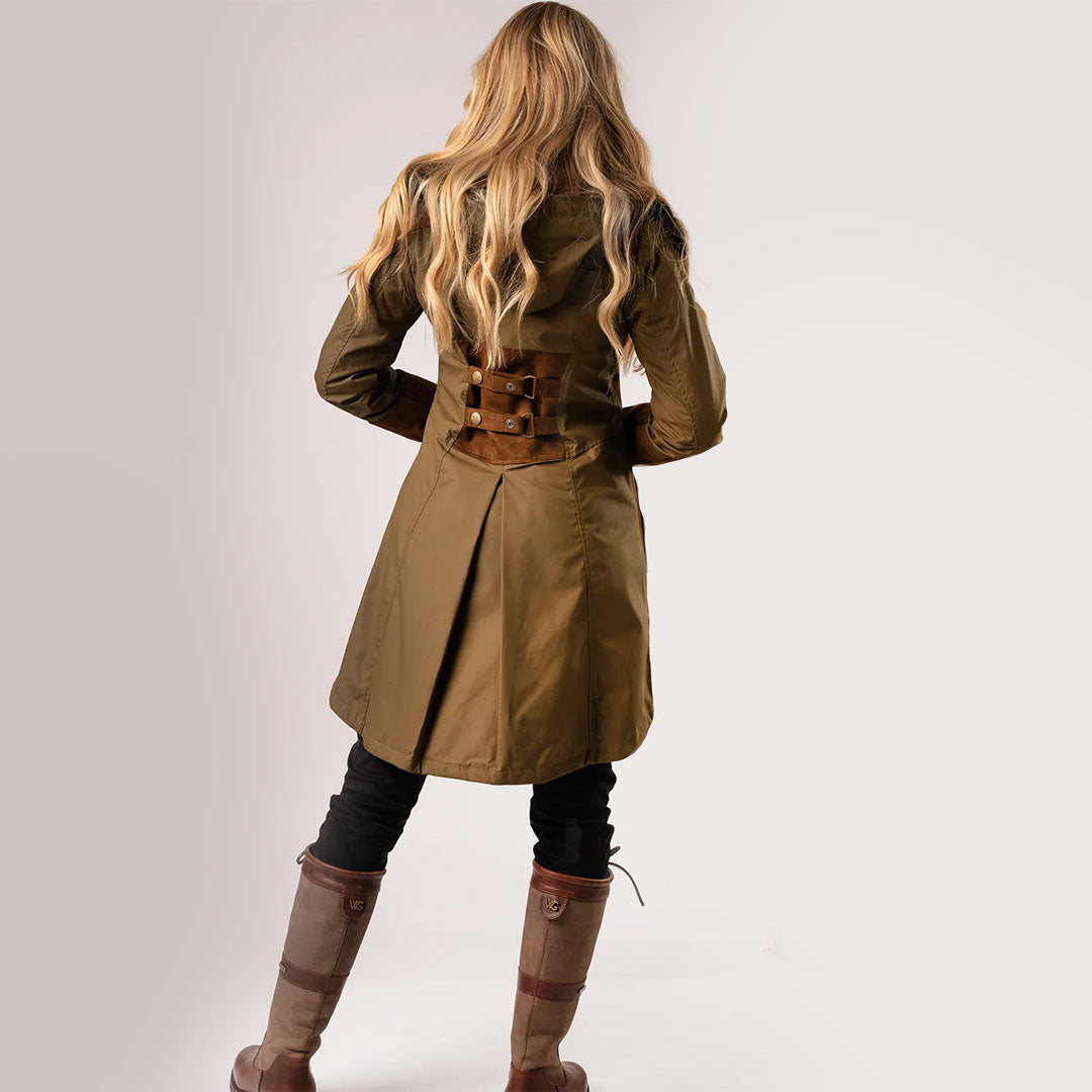 Welligogs Women's Odette Waterproof Coat in Khaki