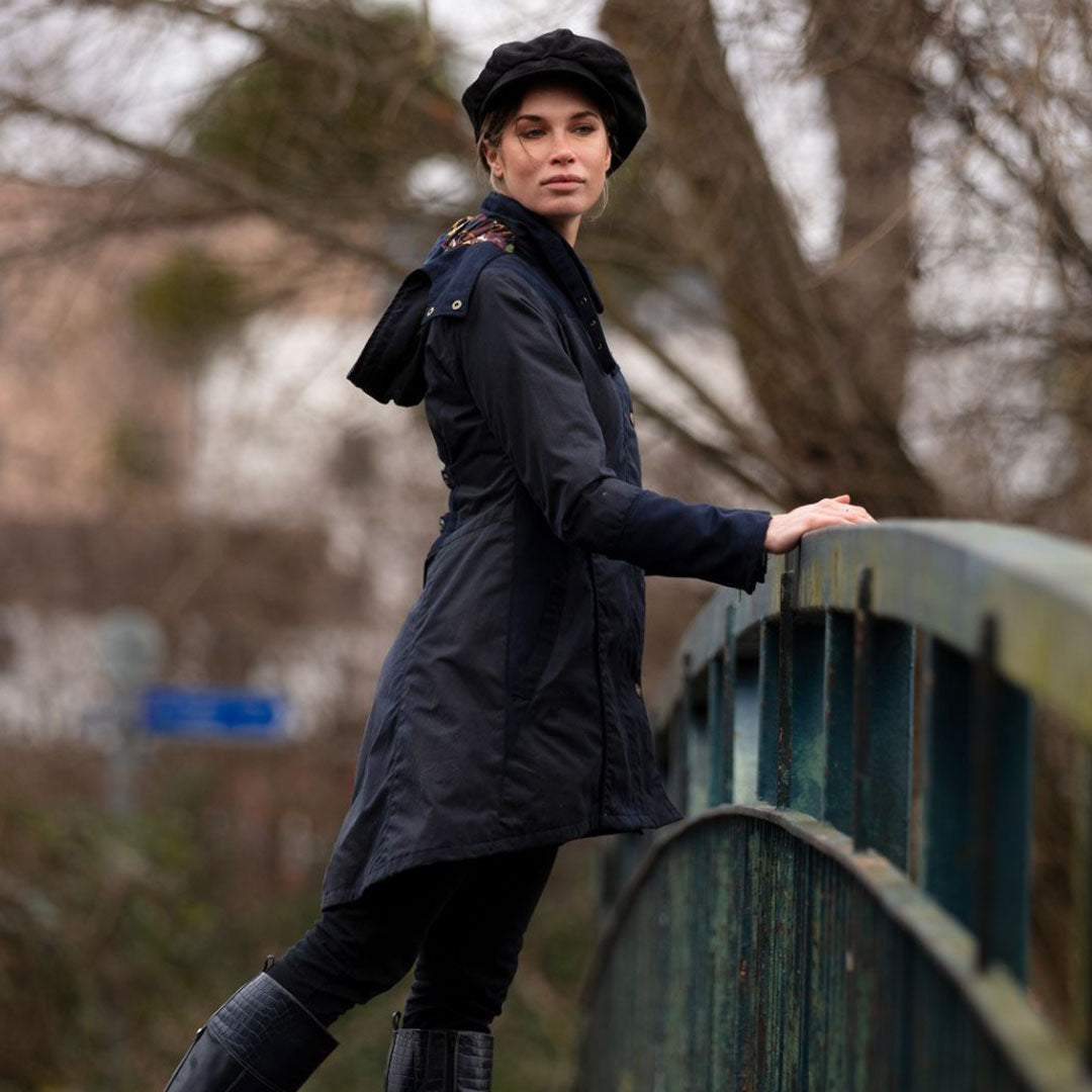 Welligogs Women's Perdita Waterproof Coat in Navy