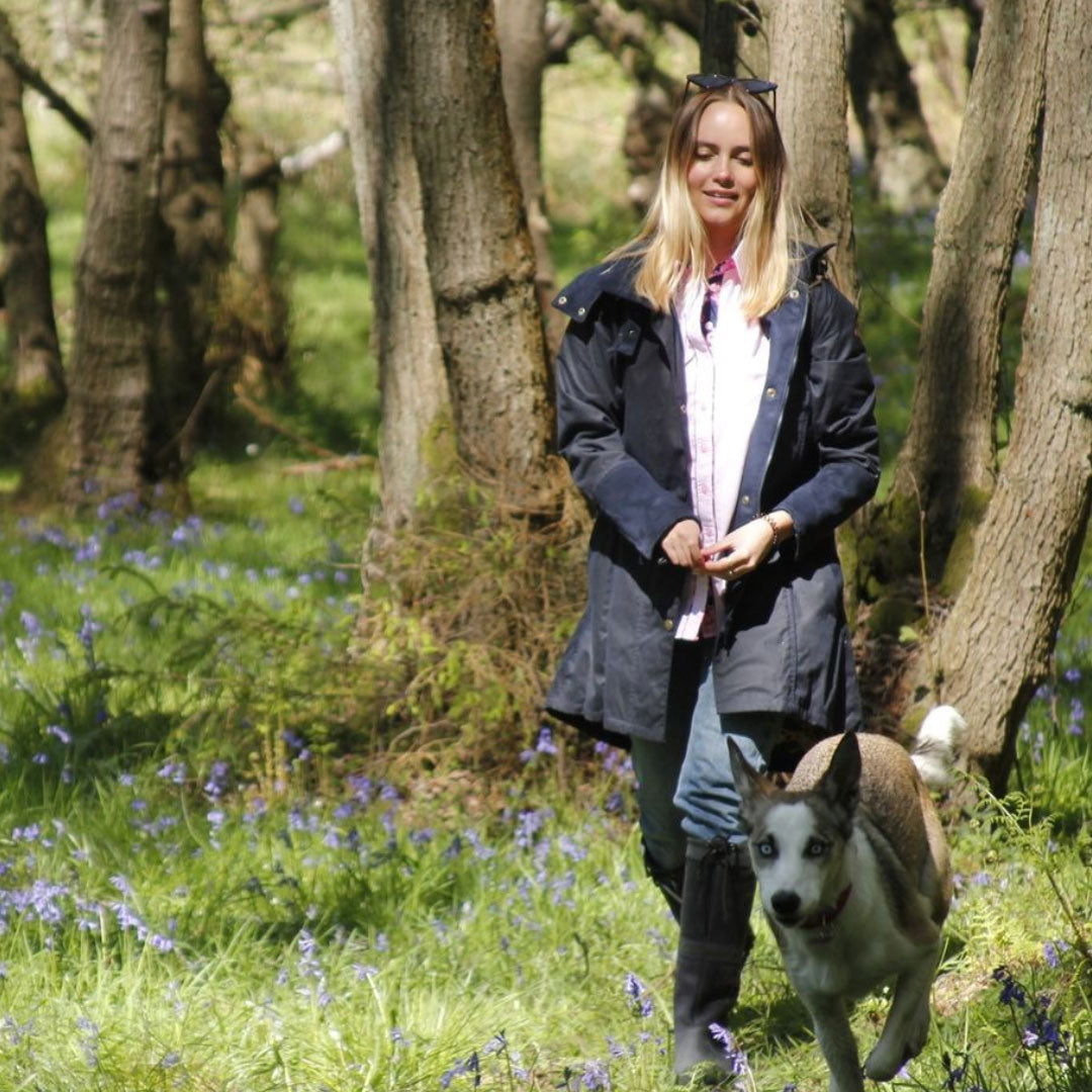 Welligogs Women's Perdita Waterproof Coat in Navy