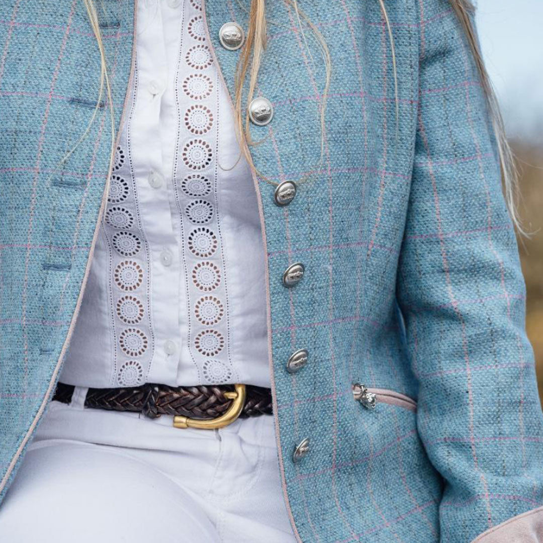 Welligogs Women's Phoebe Shirt in White Lace