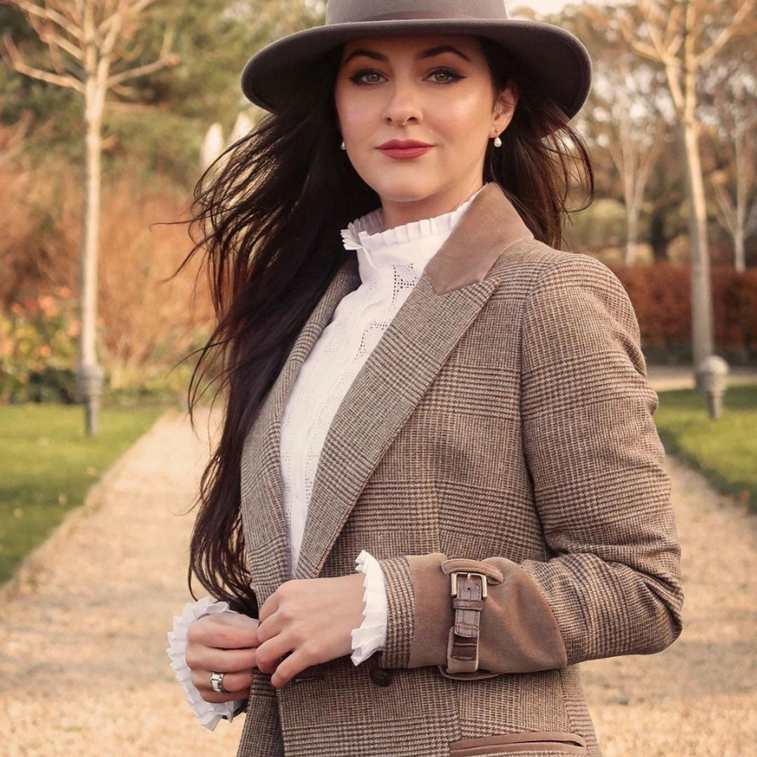 Welligogs Women's Phoebe Shirt in White Lace