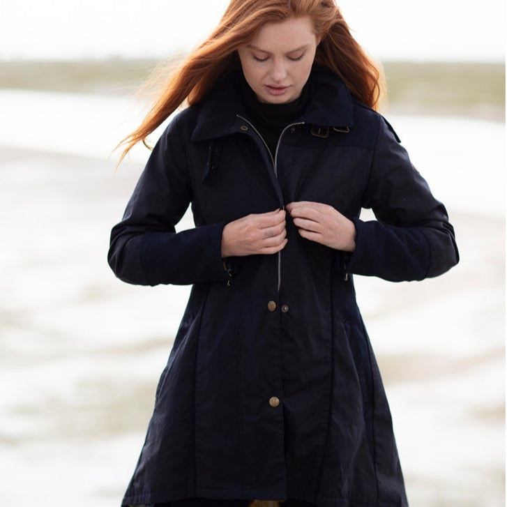 Welligogs Women's Perdita Waterproof Coat in Navy