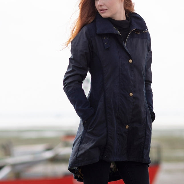 Welligogs Women's Perdita Waterproof Coat in Navy