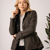 Welligogs Women's Cambridge Dry Wax Jacket in Charcoal