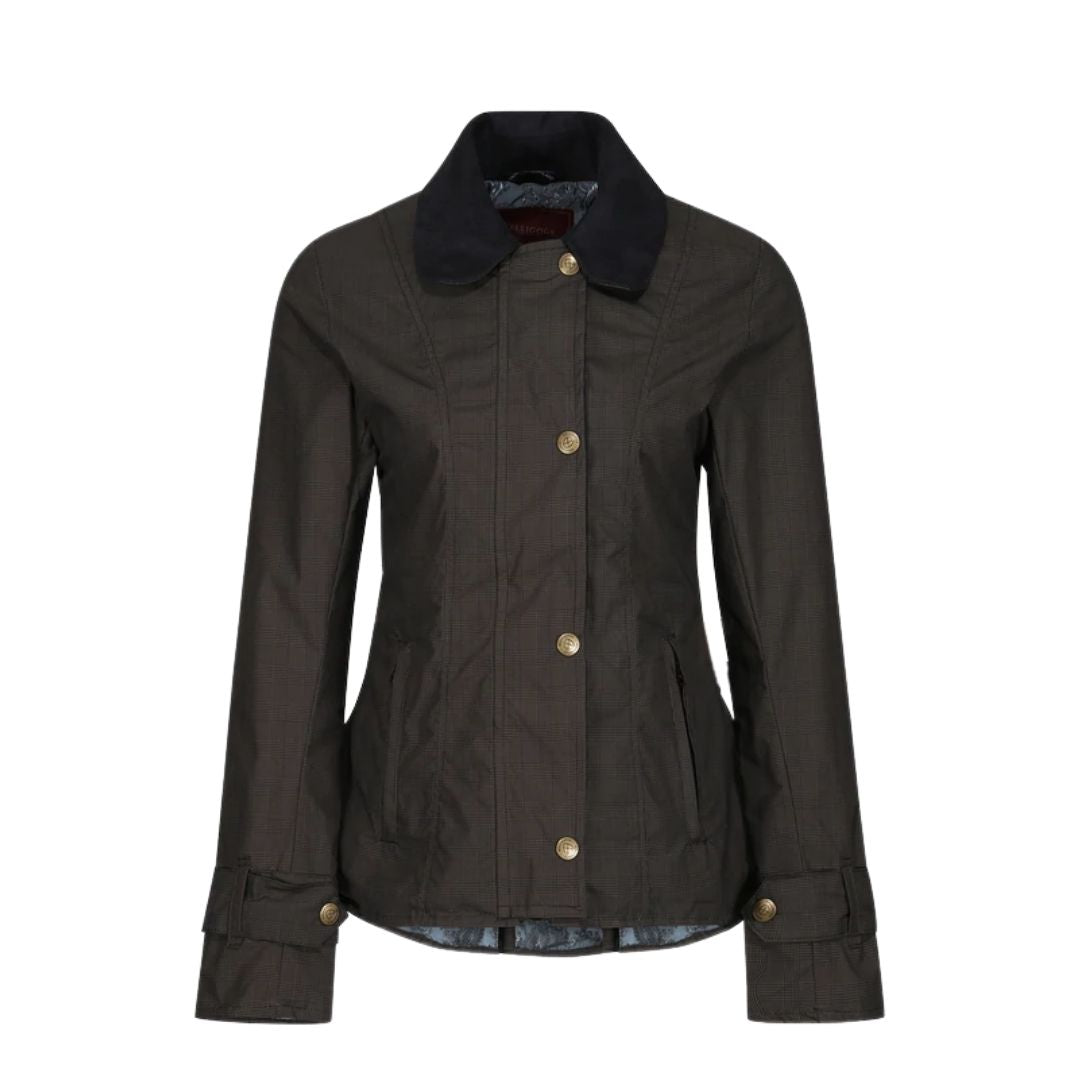 Welligogs Women's Cambridge Dry Wax Jacket in Charcoal