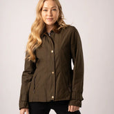 Welligogs Women's Cambridge Dry Wax Jacket in Khaki