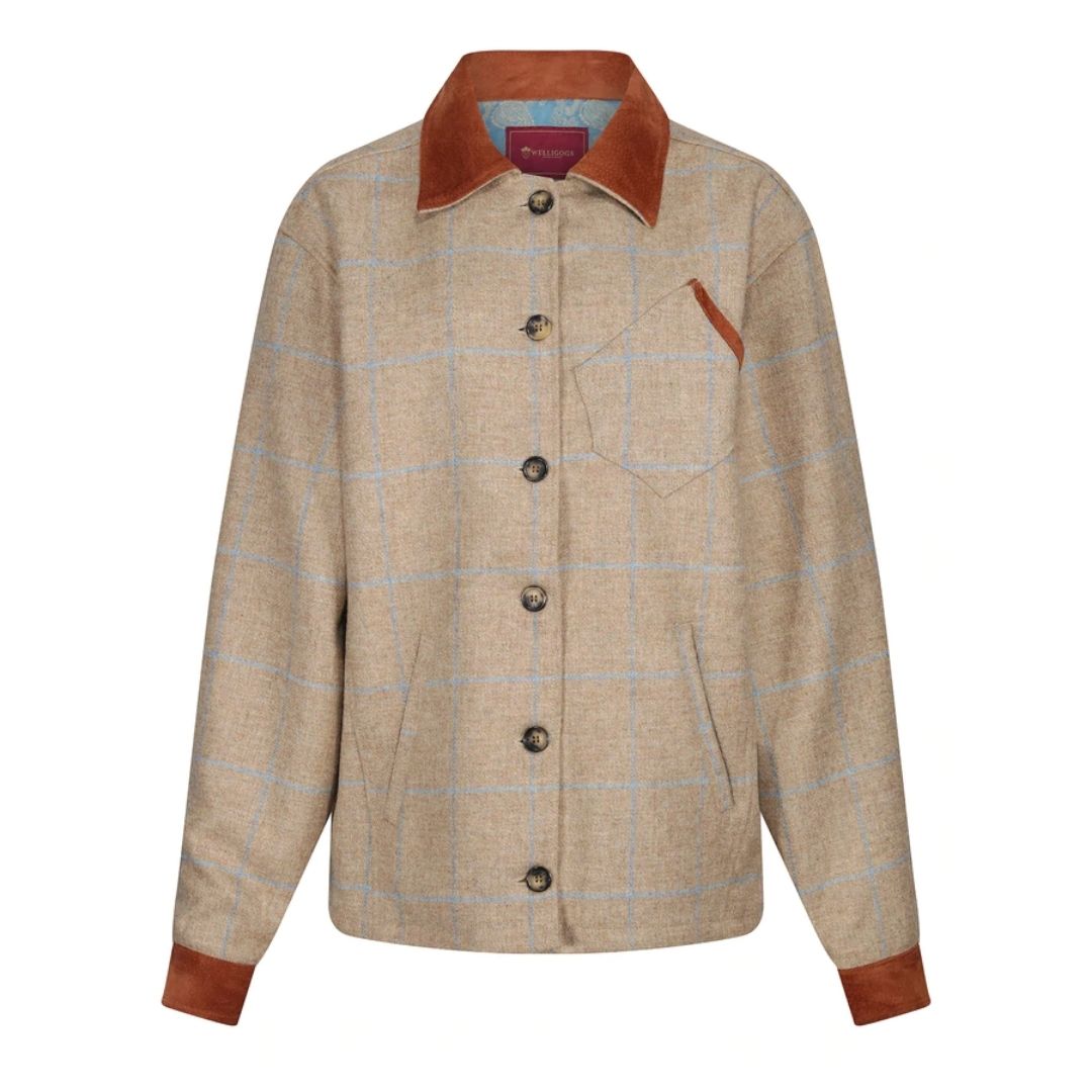 Welligogs Women's Lana Wool Shirt in Shacket