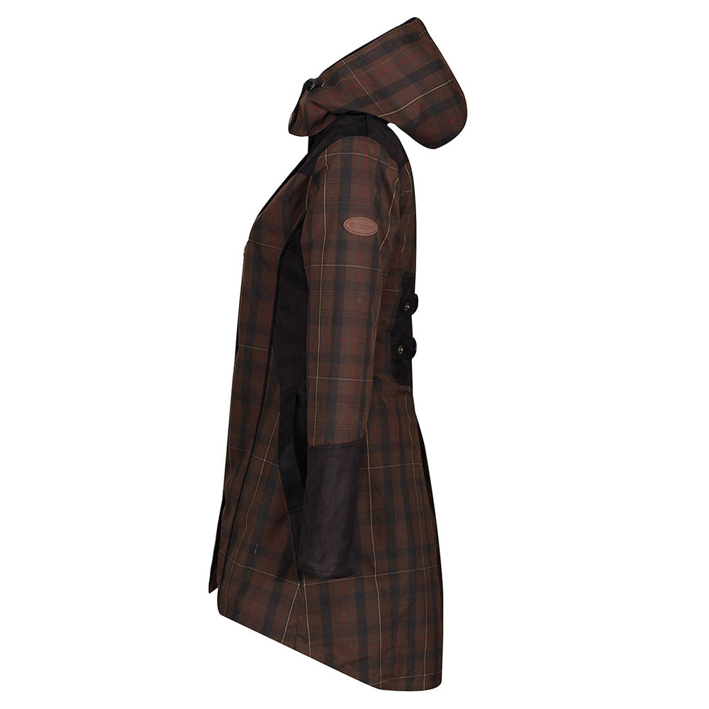 Welligogs Women's Odette Waterproof Coat in Check
