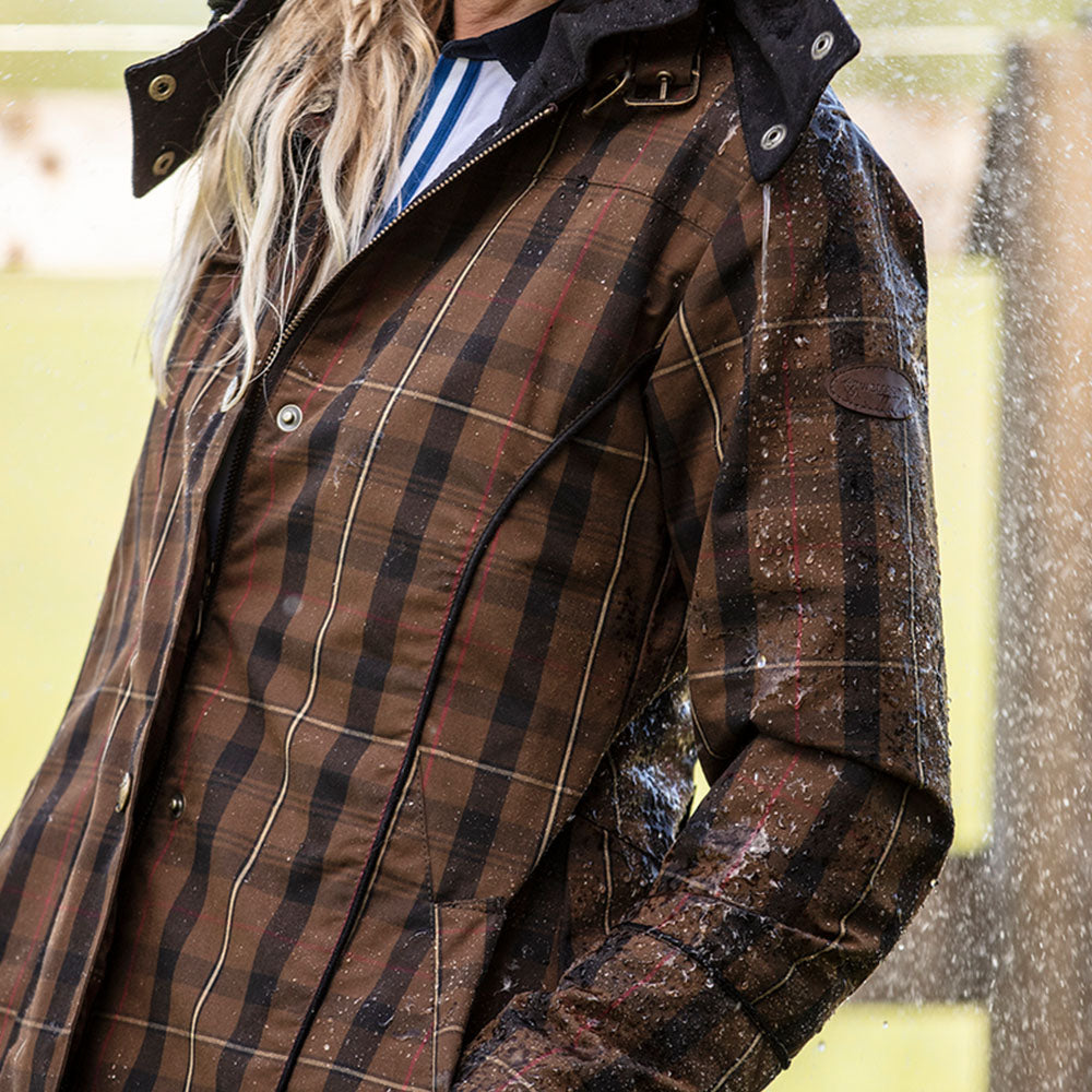 Welligogs Women's Odette Waterproof Coat in Check