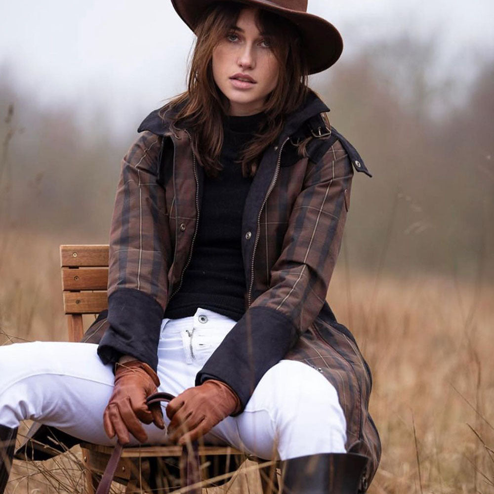 Welligogs Women's Odette Waterproof Coat in Check