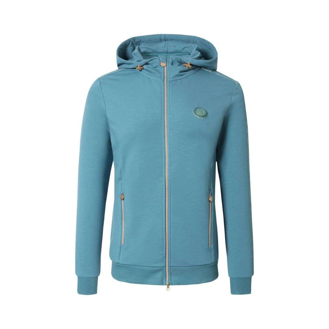 Covalliero Women's Hoodie In Deep Water