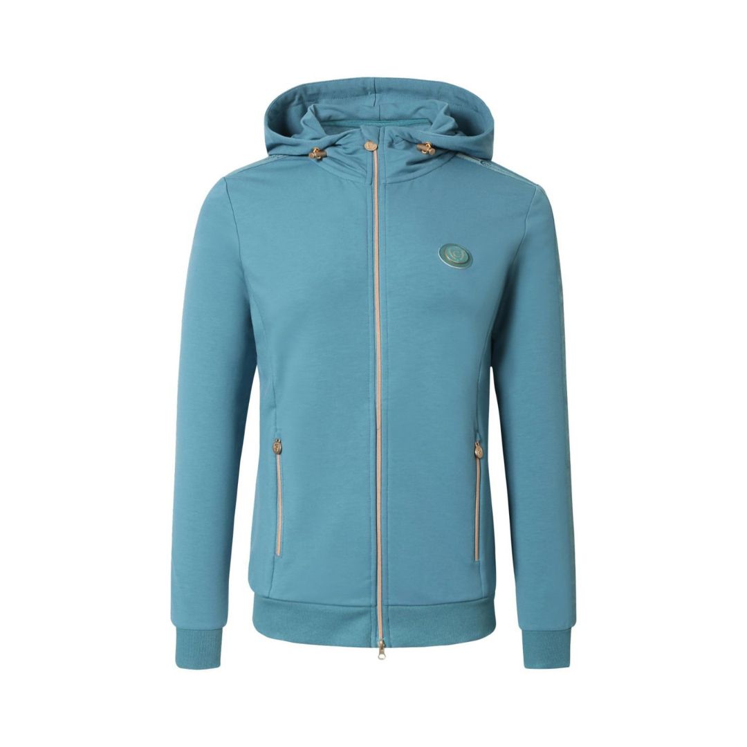 Covalliero Women's Hoodie In Deep Water