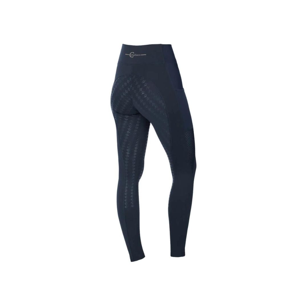 Covalliero Women's Riding Tights in Dark Navy