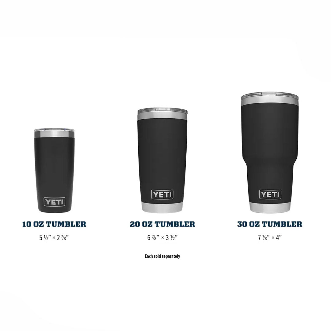 YETI Rambler 10 Oz Tumbler in Navy (296ml) with Magslider Lid