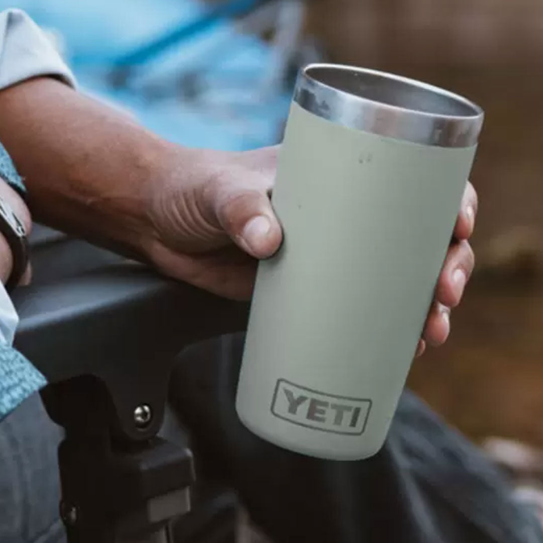 YETI Rambler 10 Oz Tumbler in Navy (296ml) with Magslider Lid