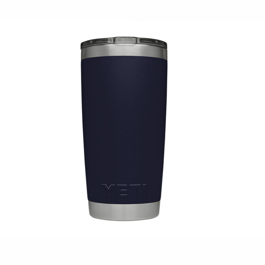 Yeti Rambler 20 Oz Tumbler in Navy (591ml) with Magslider Lid