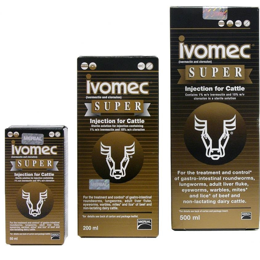 Ivomec Super Injection for Cattle - RedMillsStore.ie