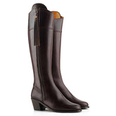 Fairfax & Favor heeled Regina mahogany leather boot - RedMillsStore.ie