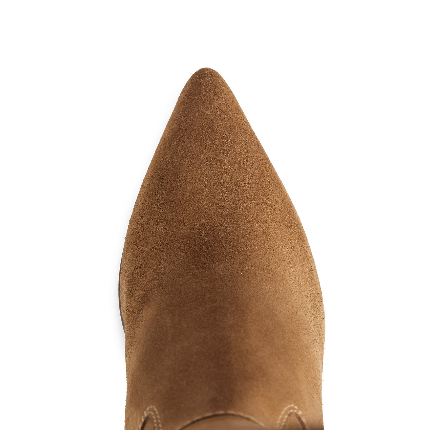 Fairfax & Favor Soho Suede Heeled Boot in Tan