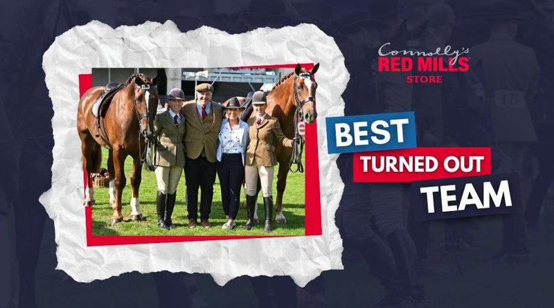 The RED MILLS Store Best Turned Out Team At the Dublin Horse Show