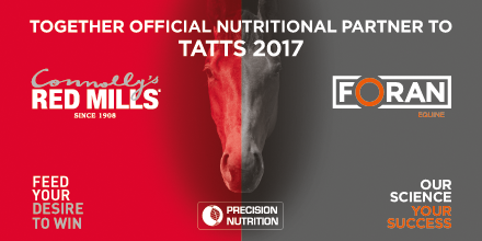 Connolly’s RED MILLS & Foran Equine Together, Official Nutritional Partner to Tatts 2017