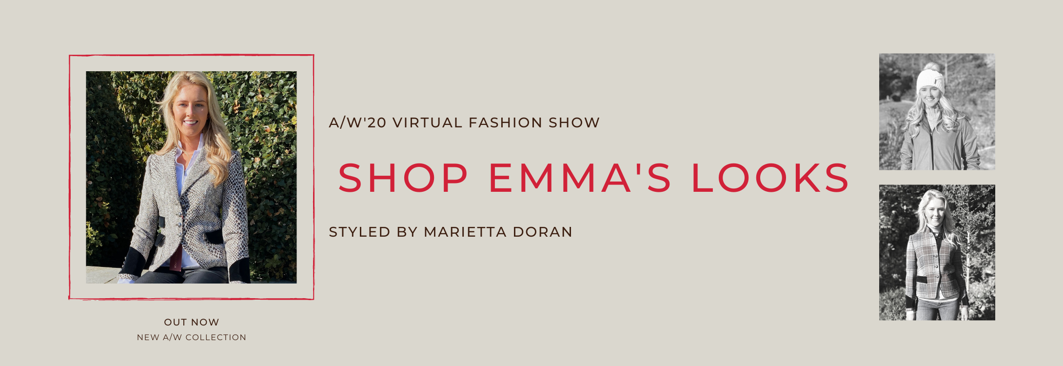 Emma on AW Virtual Fashion Show