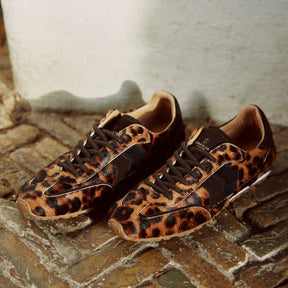 Fairfax & Favor Women's Chawston Trainer in Leopard Haircalf