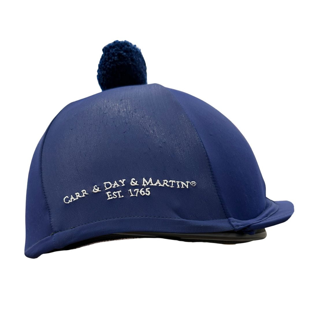 Red Mills, Foran Equine, Carr & Day & Martin Lycra Hat Cover in Navy