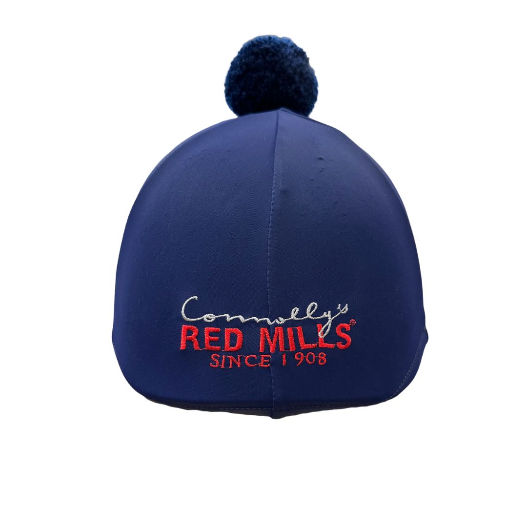 Red Mills, Foran Equine, Carr & Day & Martin Lycra Hat Cover in Navy