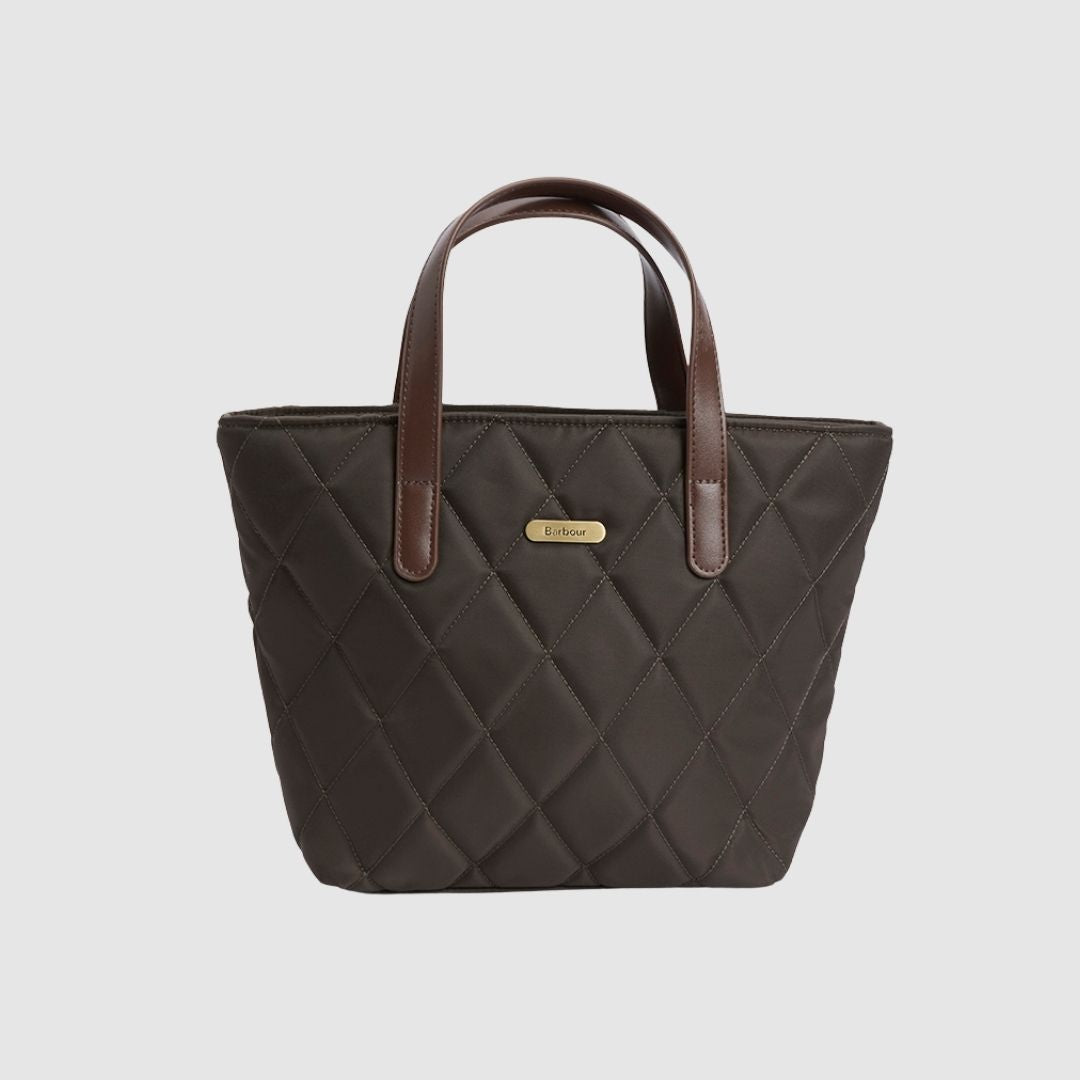 Barbour Women's Mini Quilted Tote Bag in Olive