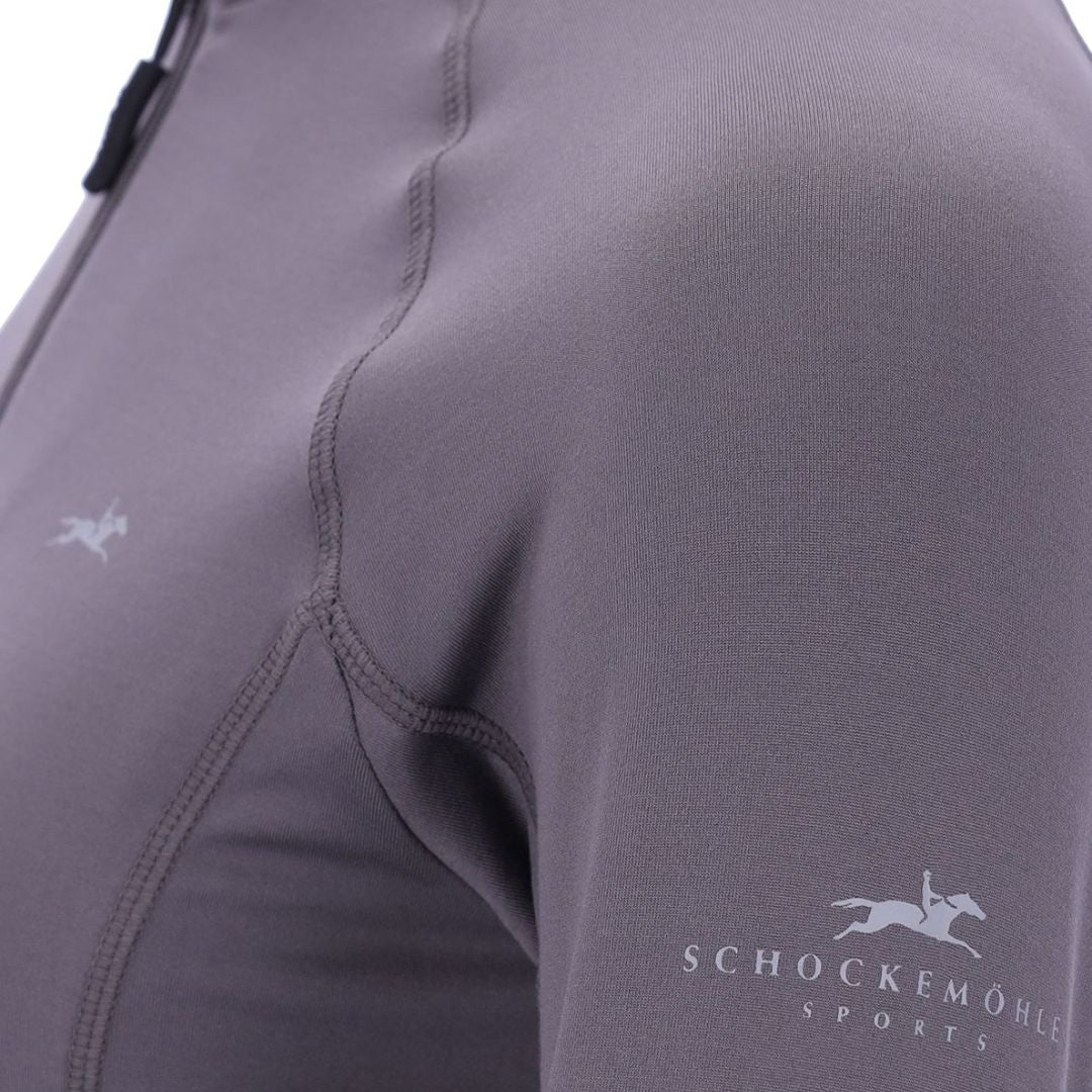 Schockemohle Women's Winter Page Riding Shirt in Dark Grey